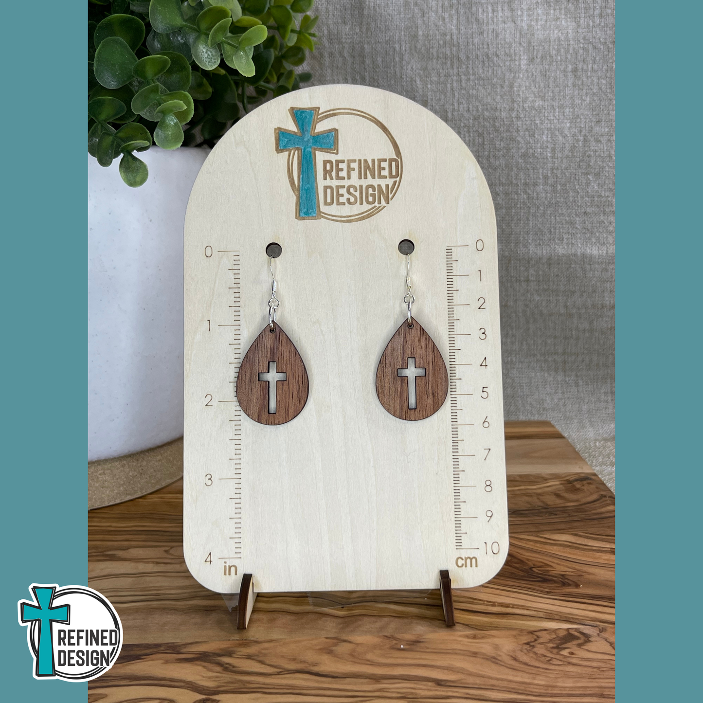 Rosewood Faith Earrings