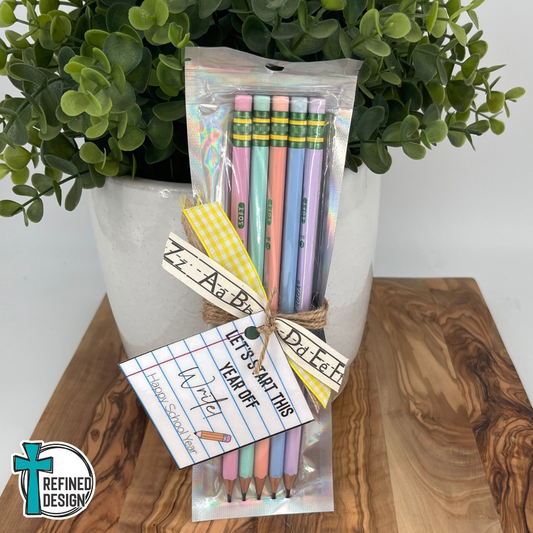 Bright Beginnings Personalized Pencil Set