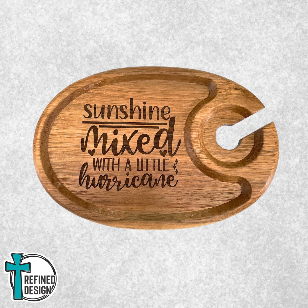 Sunshine & Hurricane Acacia Appetizer Tray