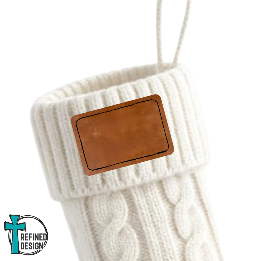 Heirloom Ivory Knit Christmas Stocking