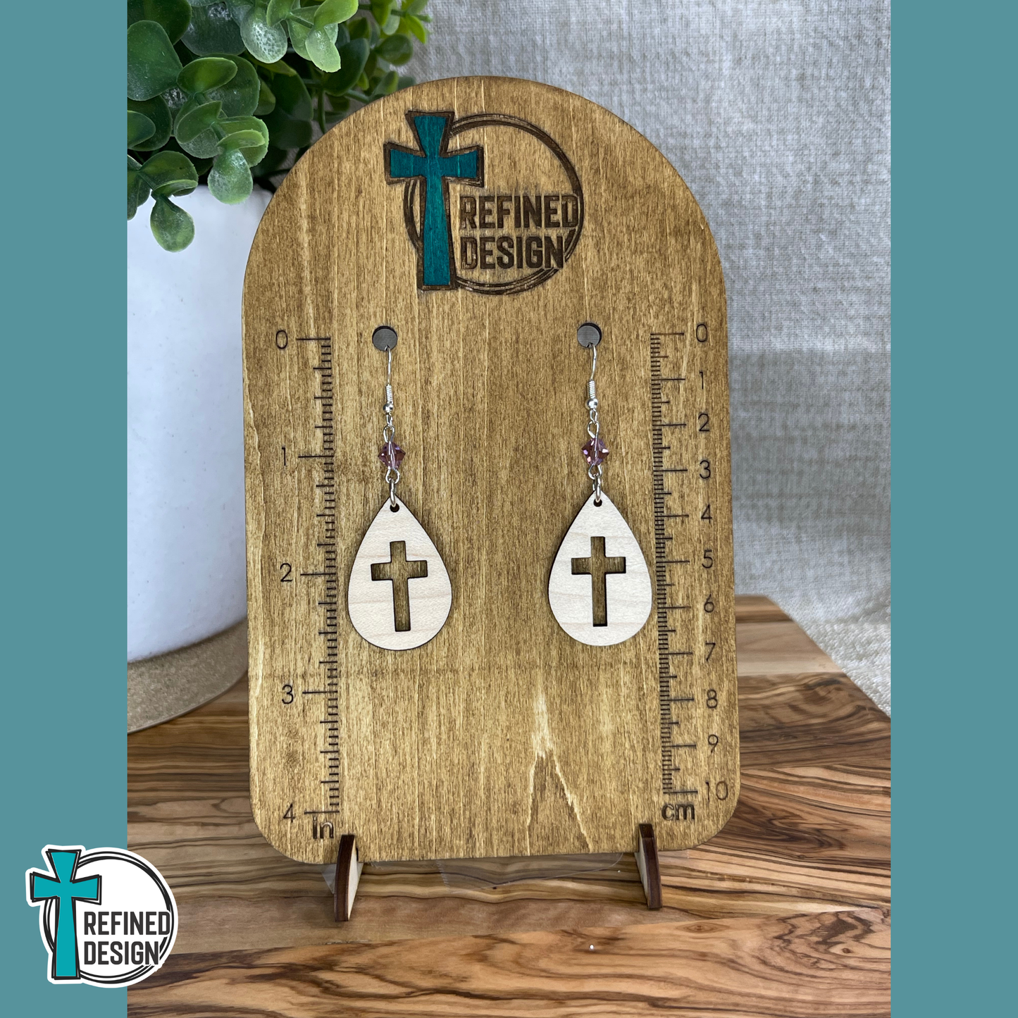 Lilac Faith Earrings