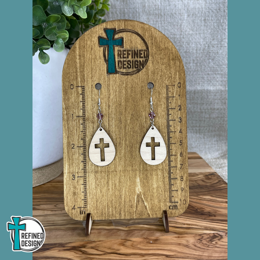 Lilac Faith Earrings