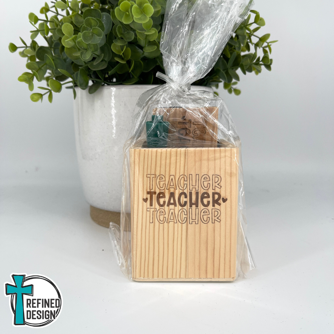 Called to Teach Pencil Cup & Eraser Set