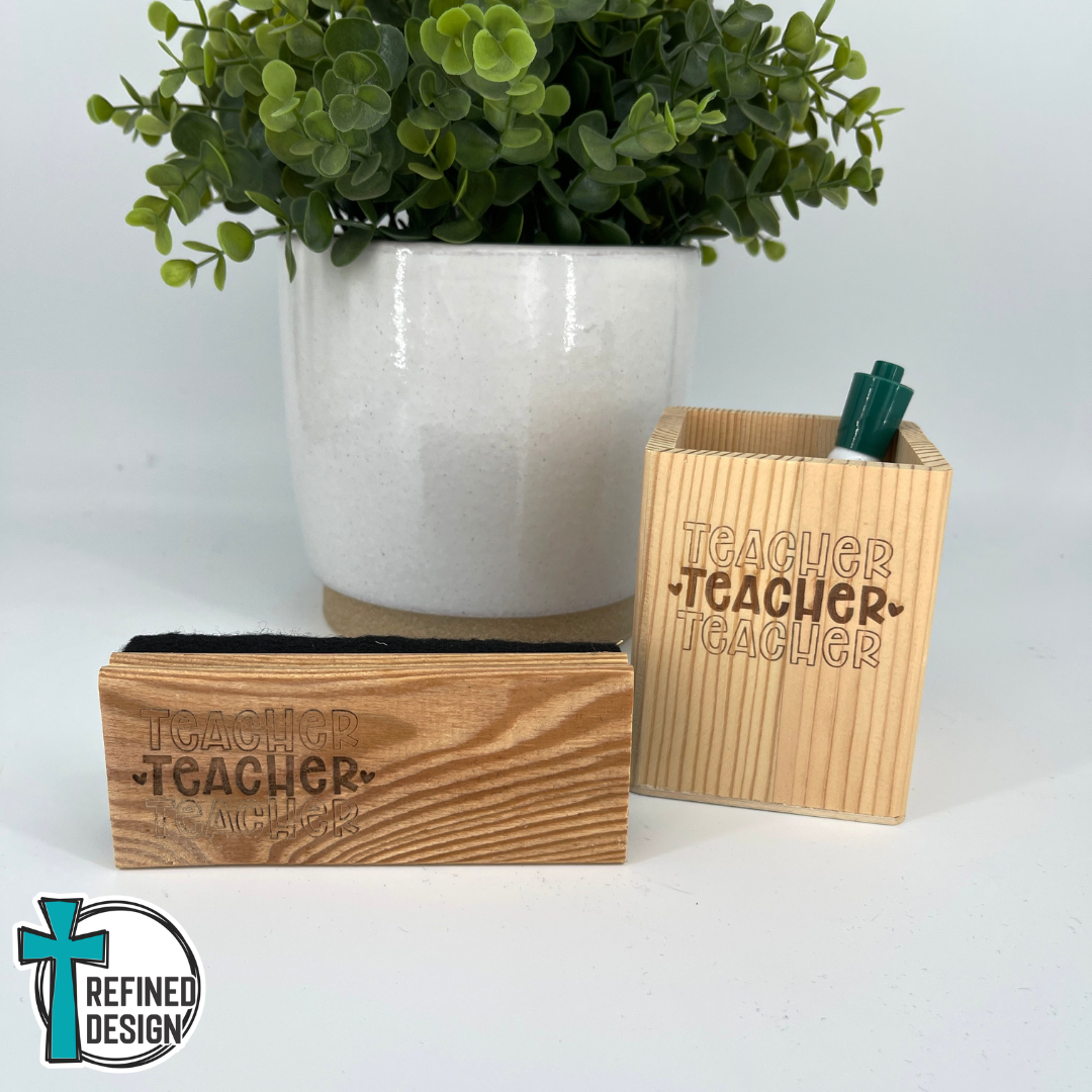 Called to Teach Pencil Cup & Eraser Set