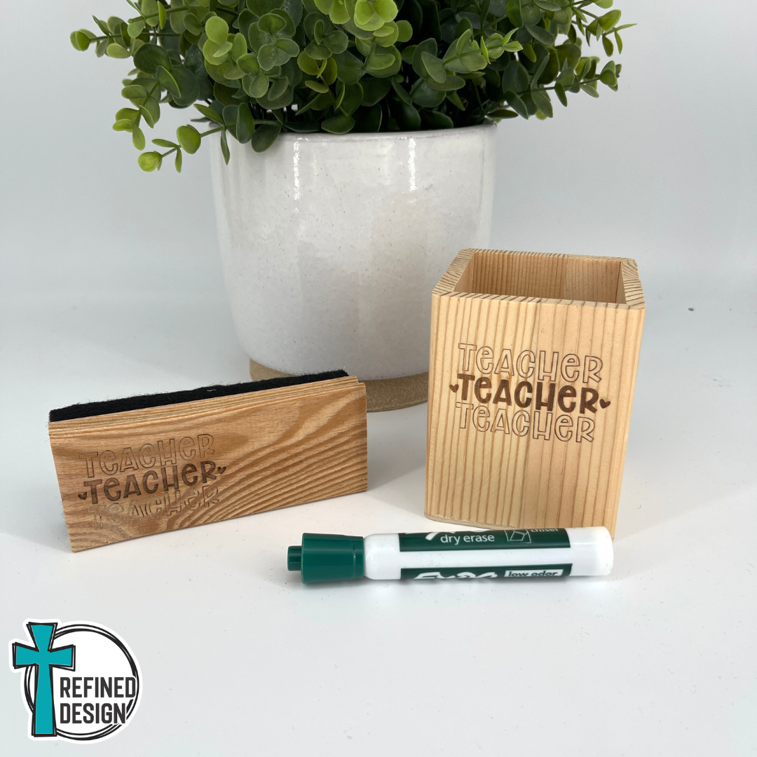 Called to Teach Pencil Cup & Eraser Set