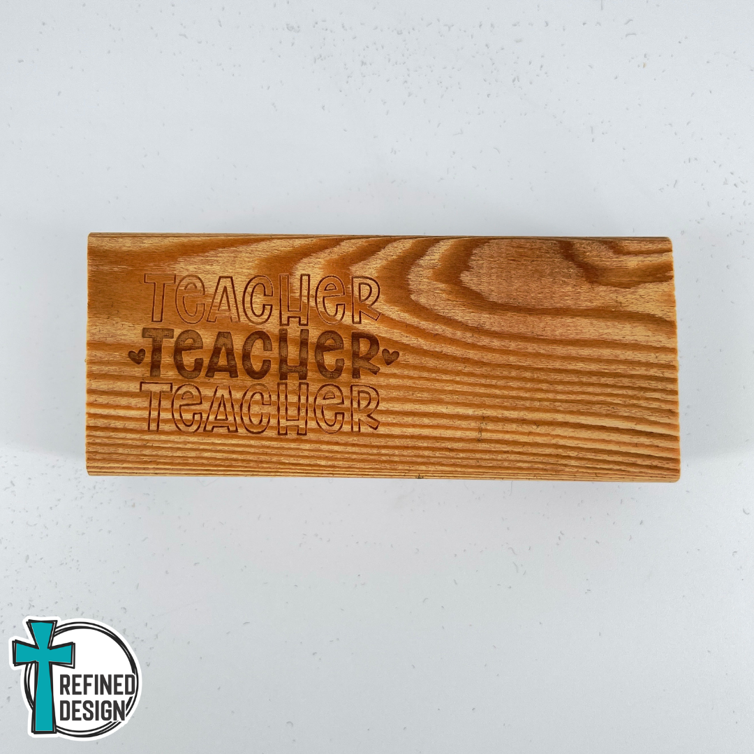 Heart of a Teacher Eraser & Marker Set