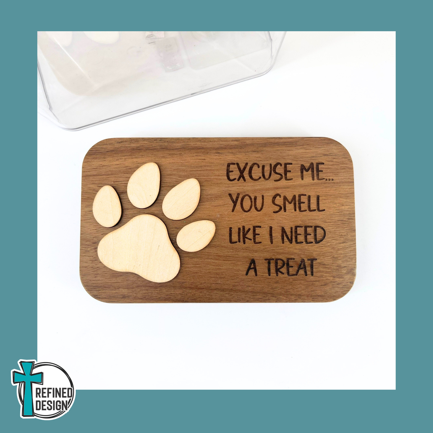 Sniff & Snack Personalized Dog Treat Canister
