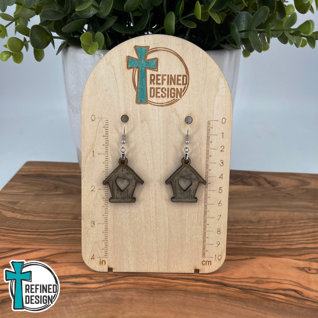 Home Sweet Home Birdhouse Earrings