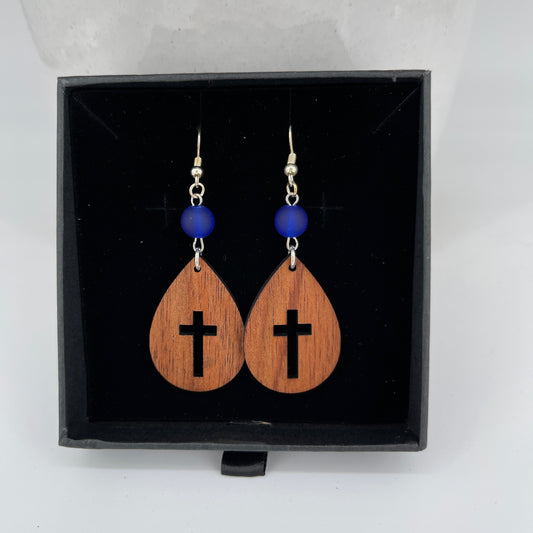 Anchored Peace Earrings