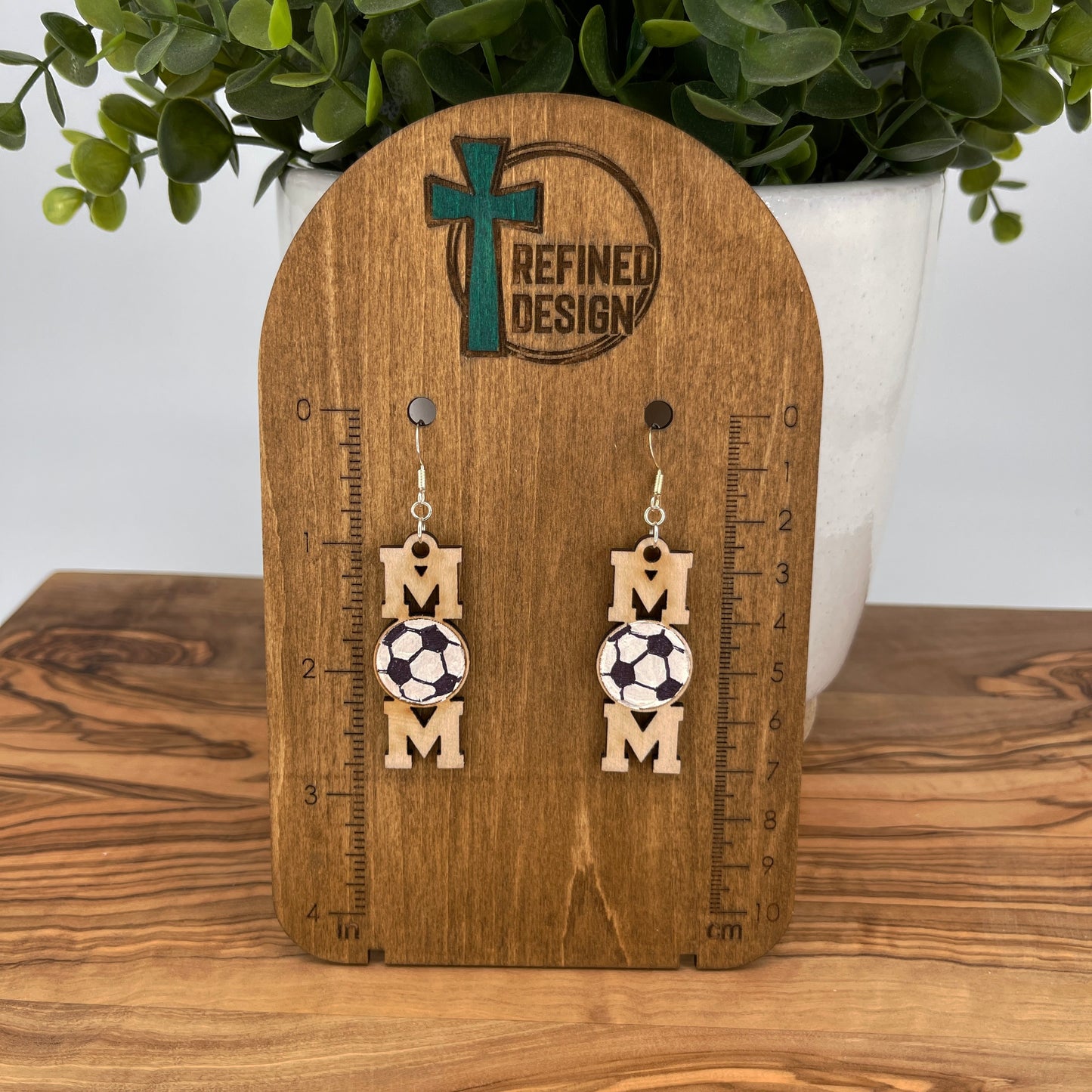 Sideline Cheers Soccer Mom Earrings