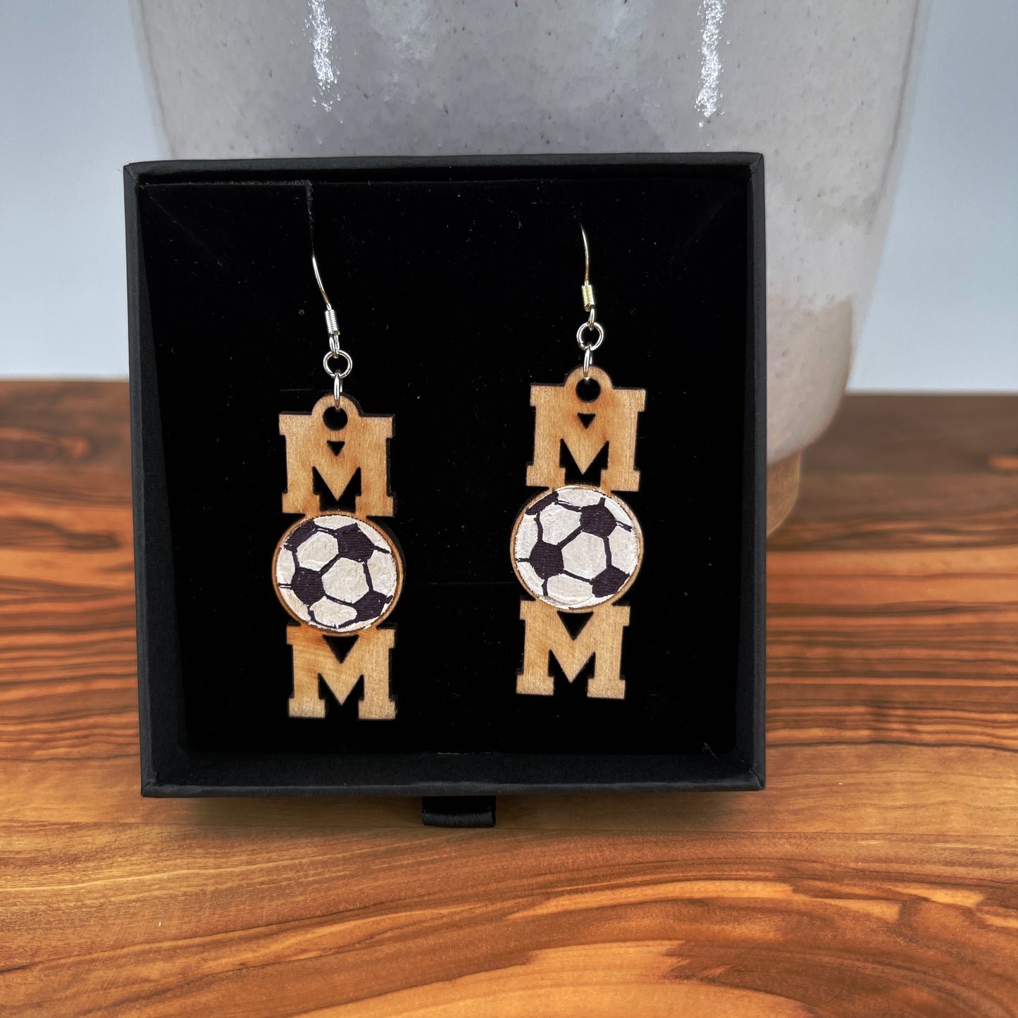 Sideline Cheers Soccer Mom Earrings