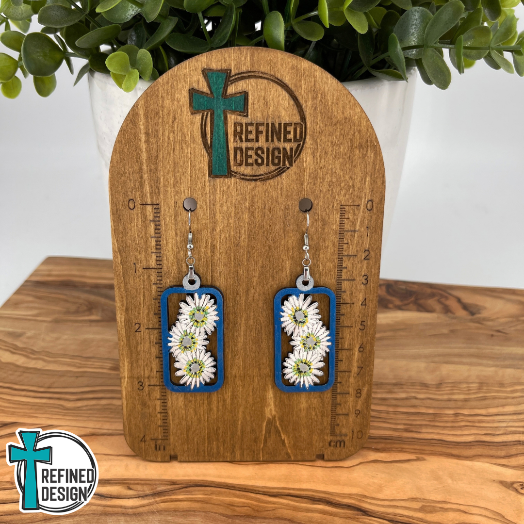 Blue Skies & Daisies Earrings