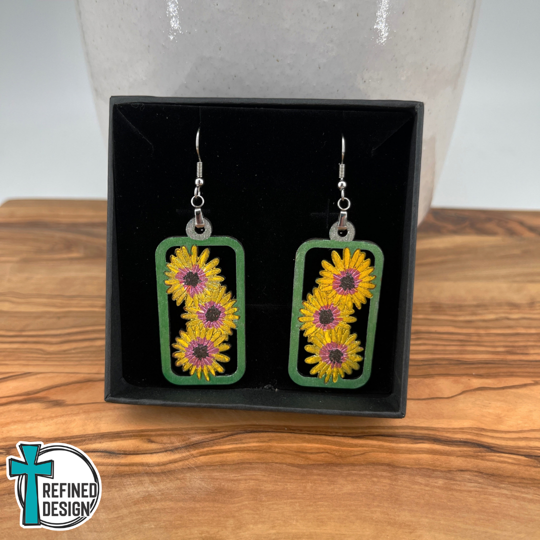 Golden Hour Garden Earrings