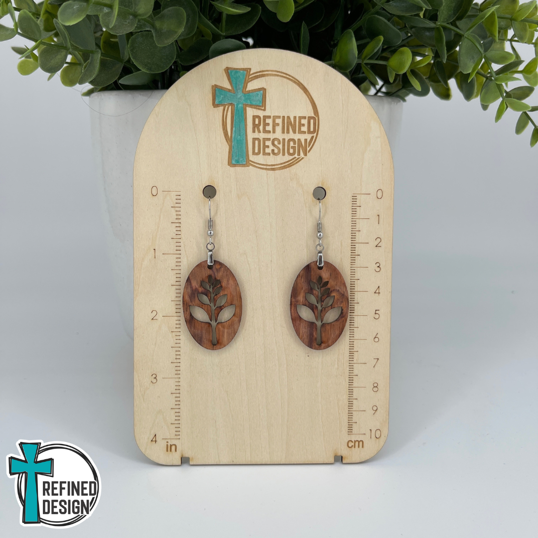 Garden Keepsake Rosewood Earrings