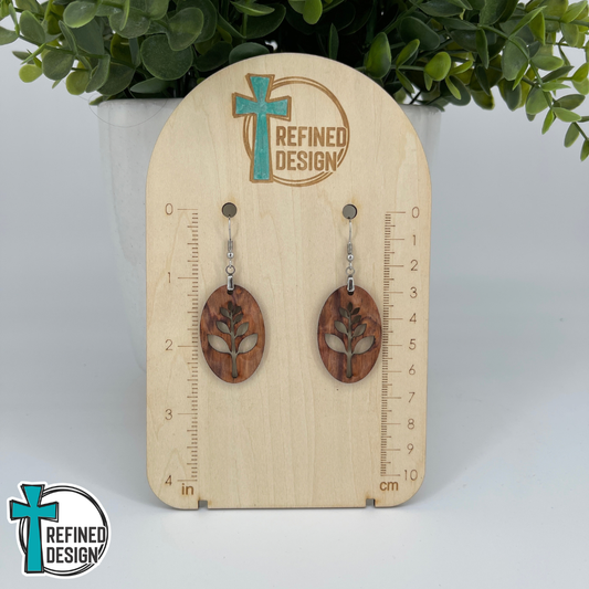 Garden Keepsake Rosewood Earrings
