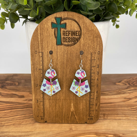 Flamingo Garden Party Earrings