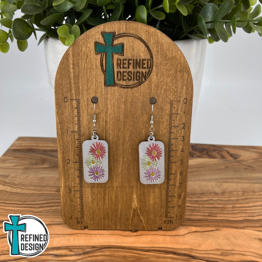 Silver Meadow Blooms Earrings