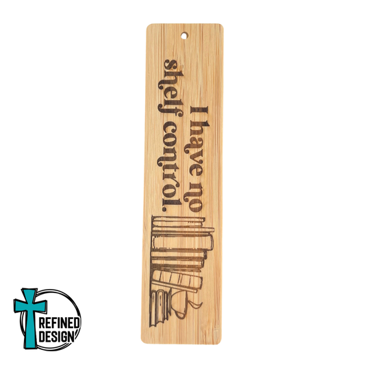 No Shelf Control Bookmark