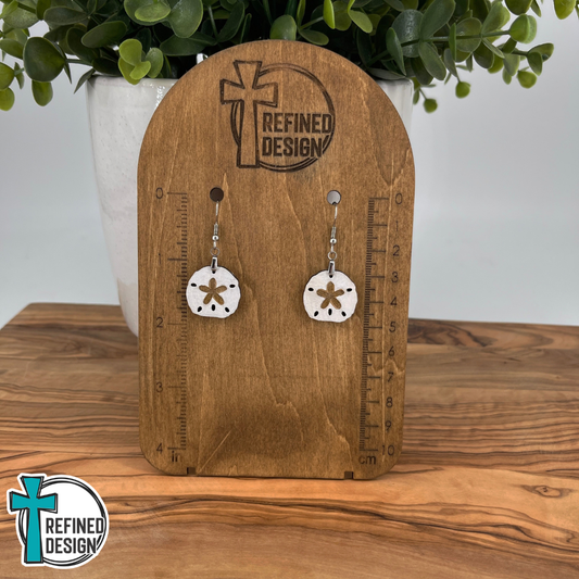 Petite Treasured Tides Sand Dollar Earrings