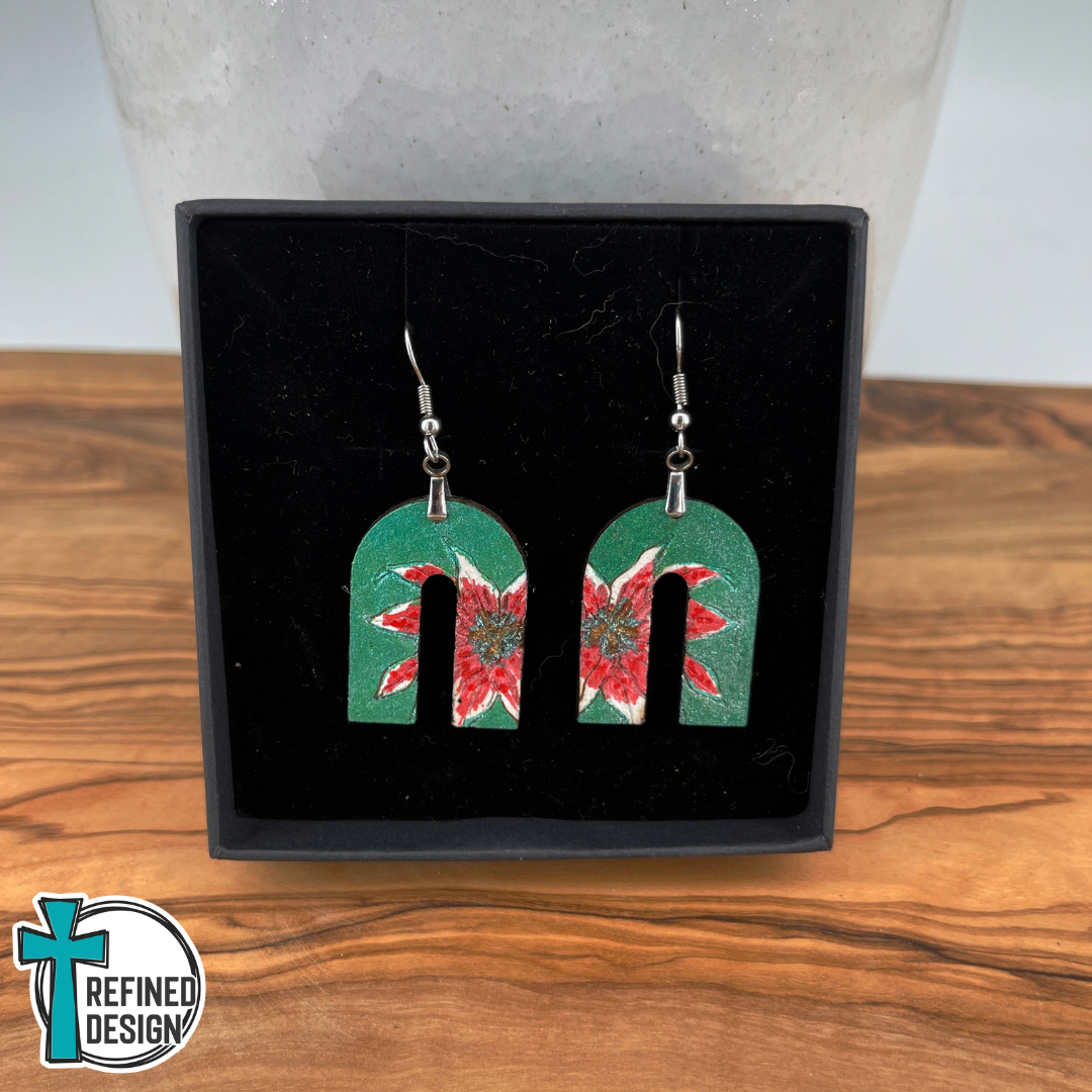 Scarlet Serenade Earrings