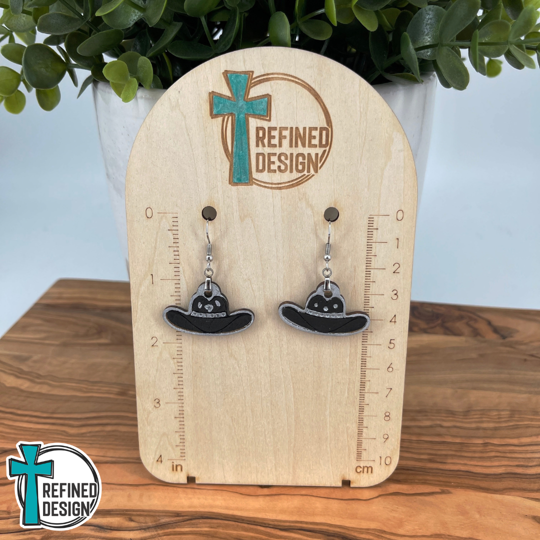Silver Moon Cowgirl Earrings