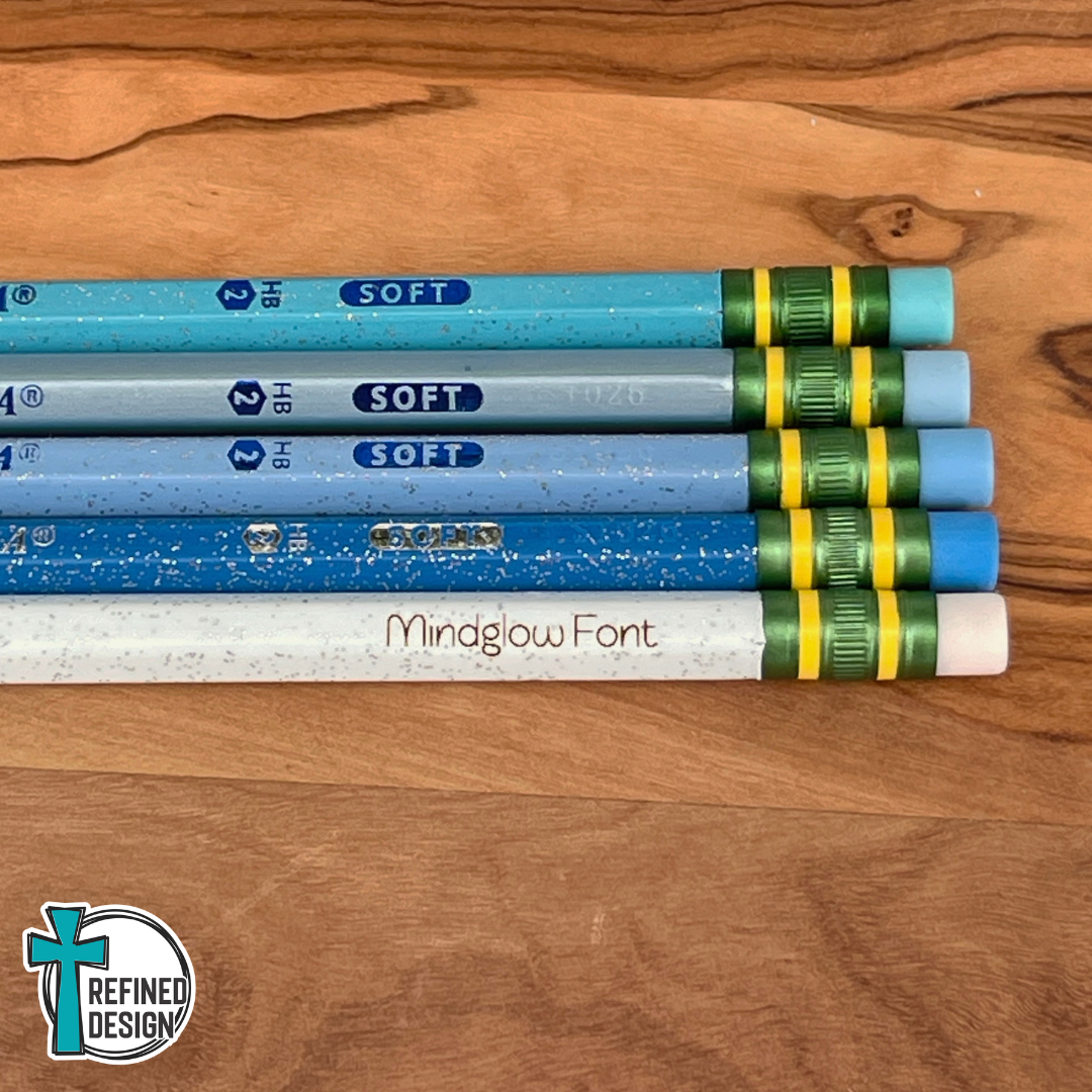 Blue Skies Personalized Pencil Set