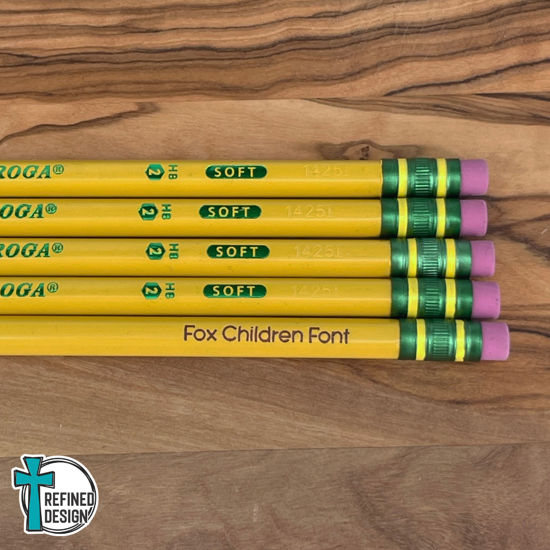 Ready to Learn Personalized Pencil Set