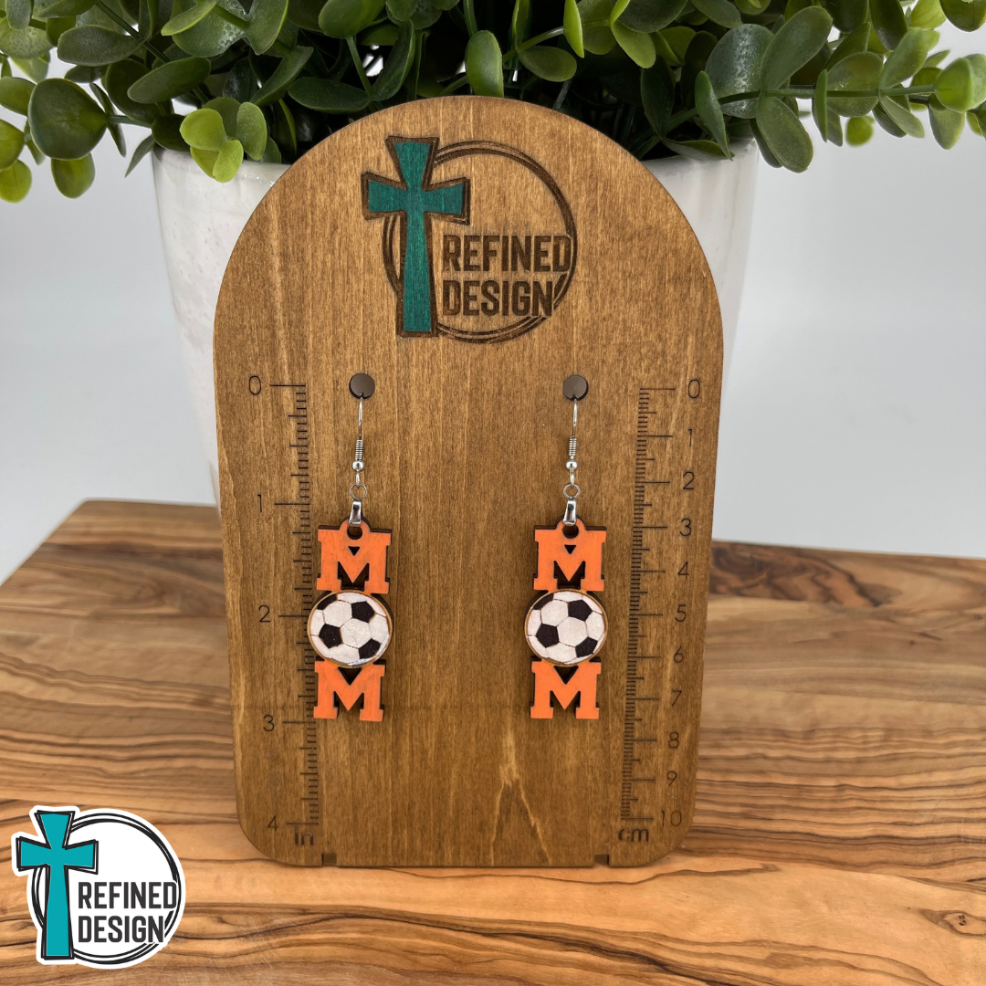 Sideline Cheers Soccer Mom Earrings