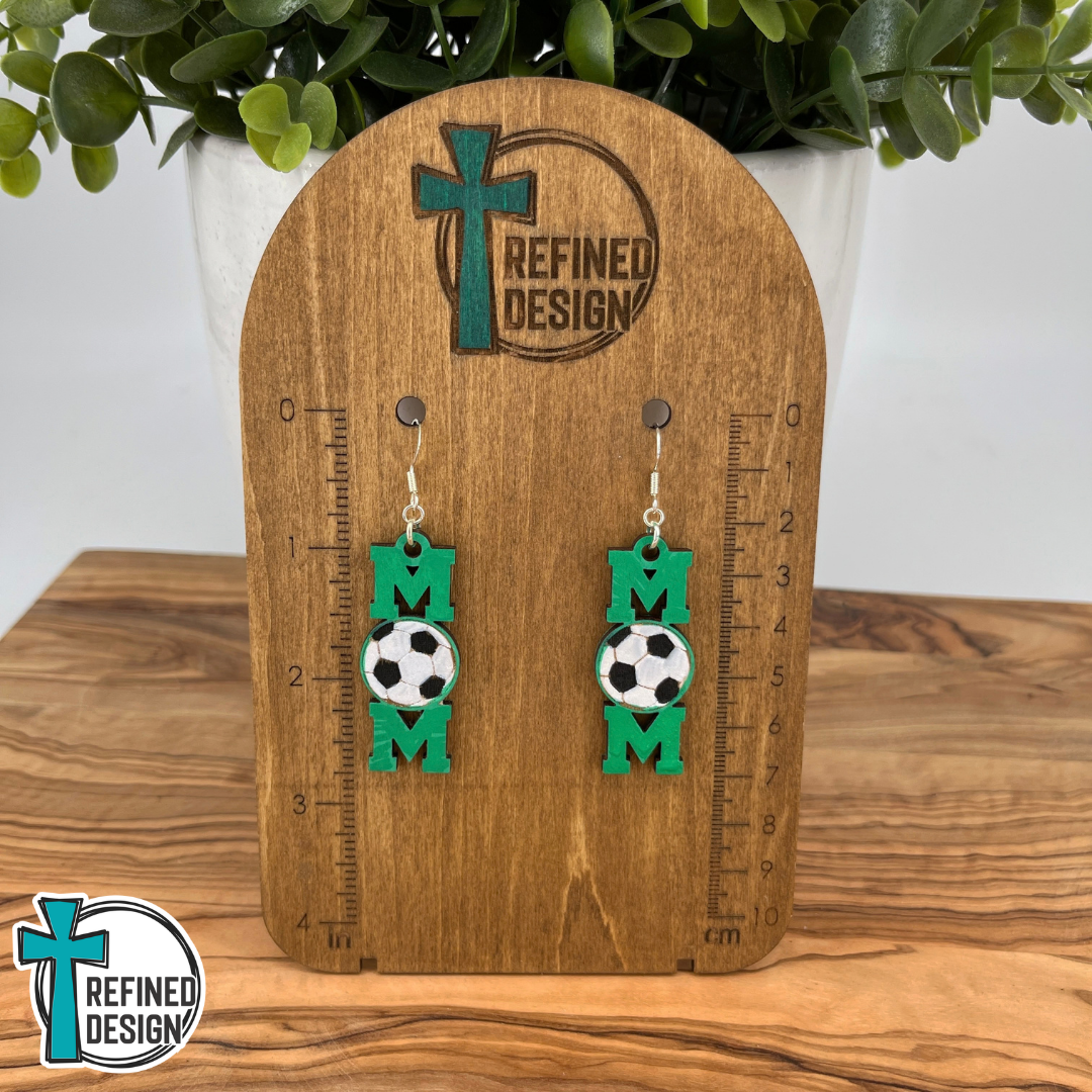 Sideline Cheers Soccer Mom Earrings