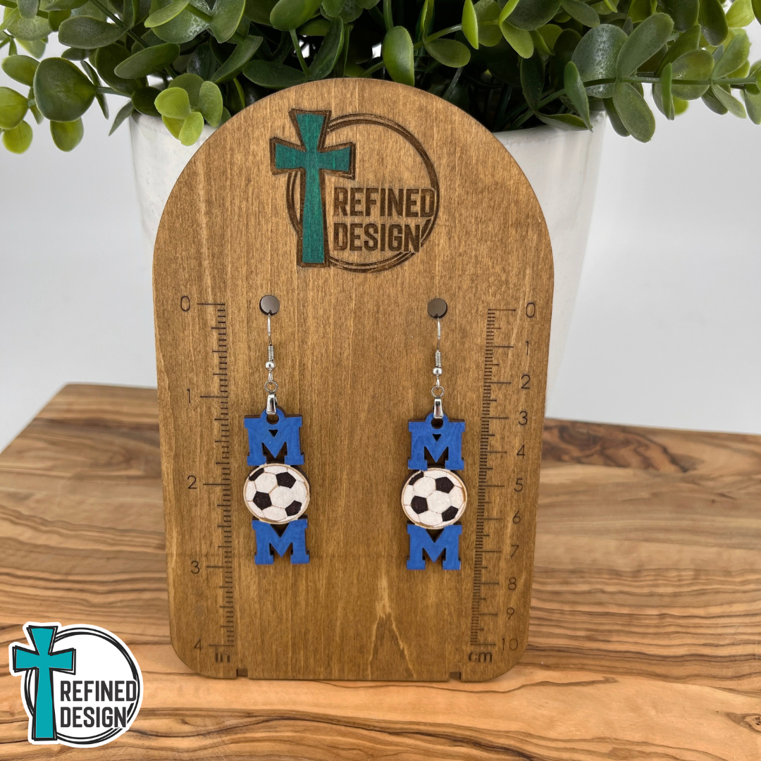 Sideline Cheers Soccer Mom Earrings