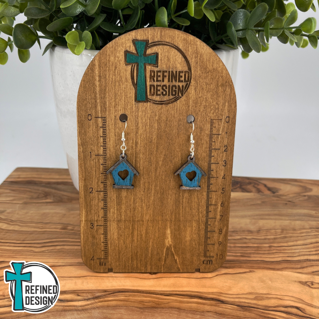Petite Bluebird Cottage Earrings