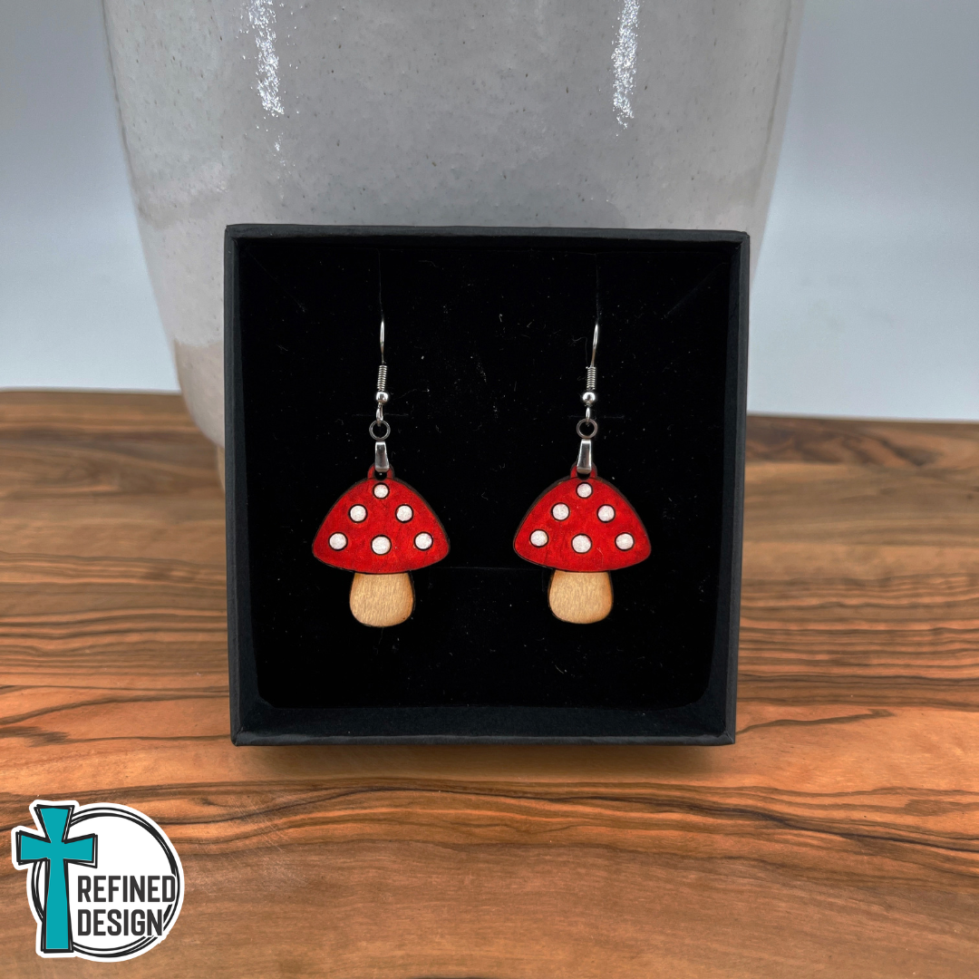 Whimsy Toadstool Earrings