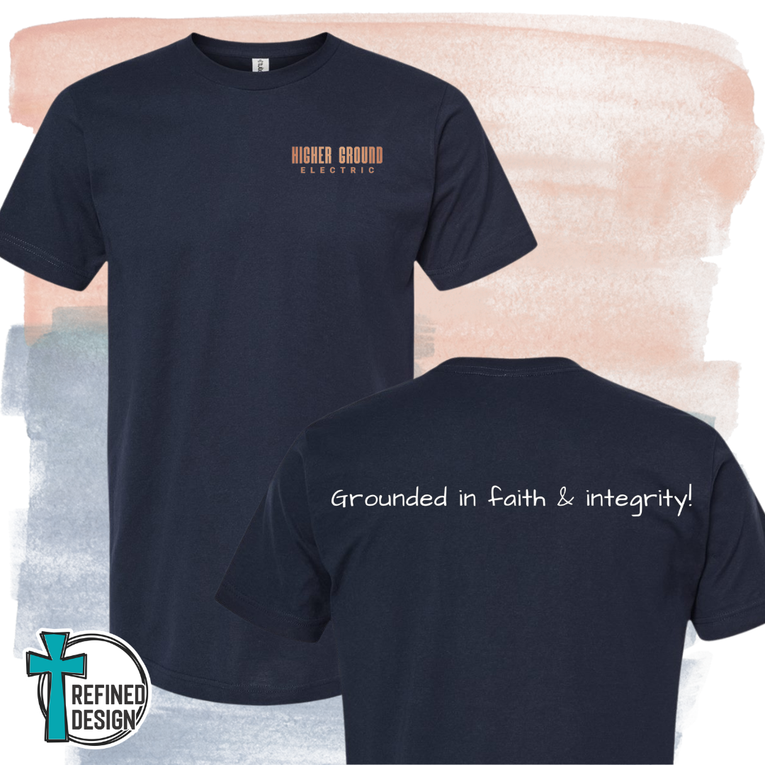 Higher Ground Navy T-Shirt