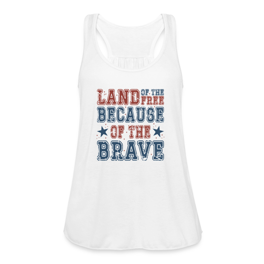 Land of the Free Tank - white