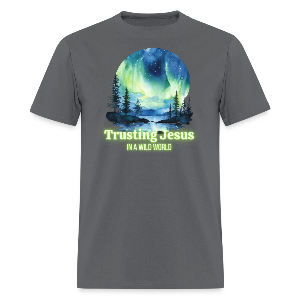 Trusting Jesus In A Wild World - charcoal