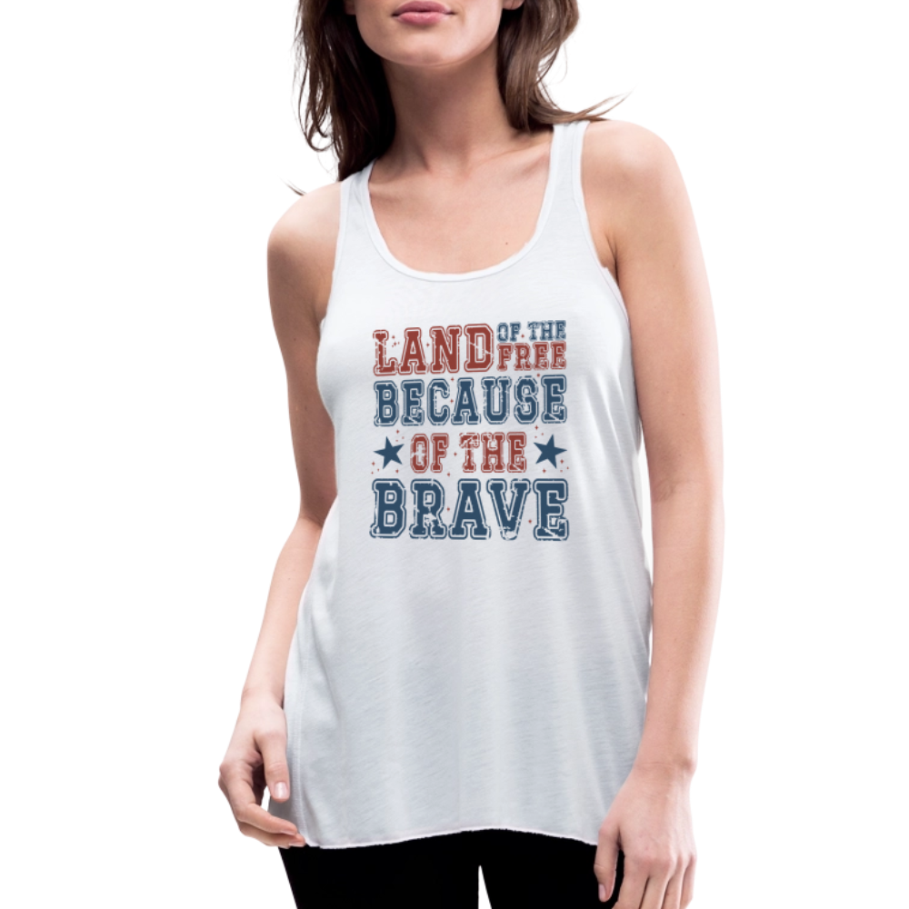 Land of the Free Tank - white