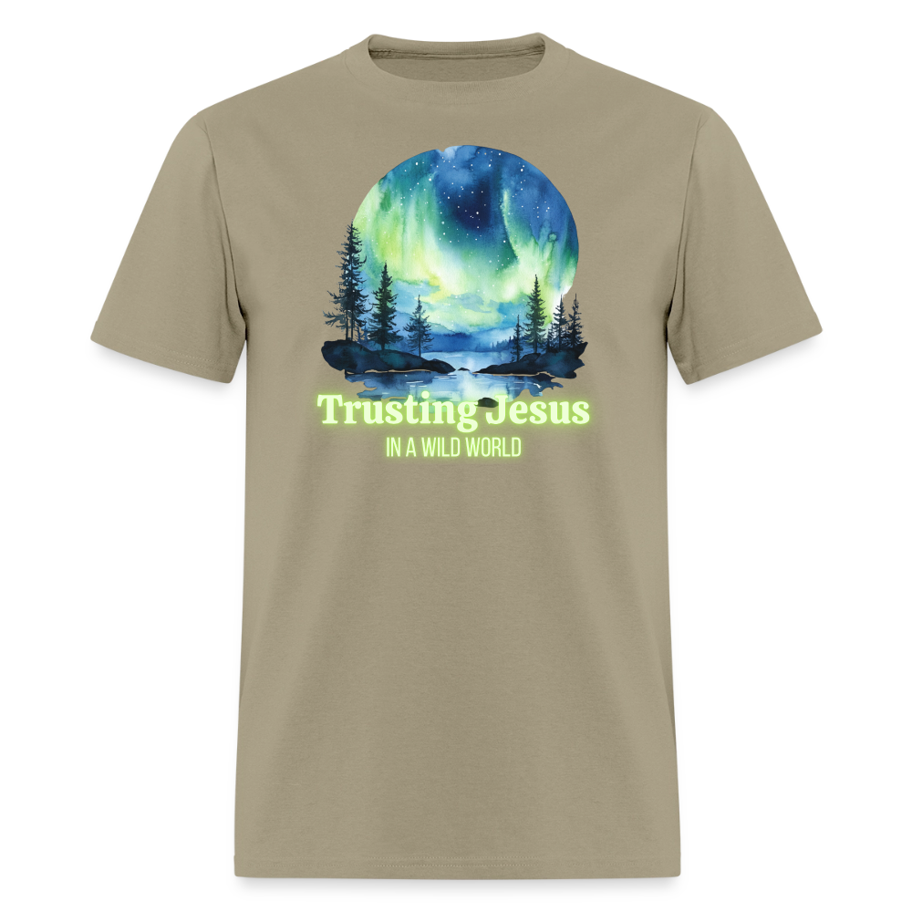 Trusting Jesus In A Wild World - khaki