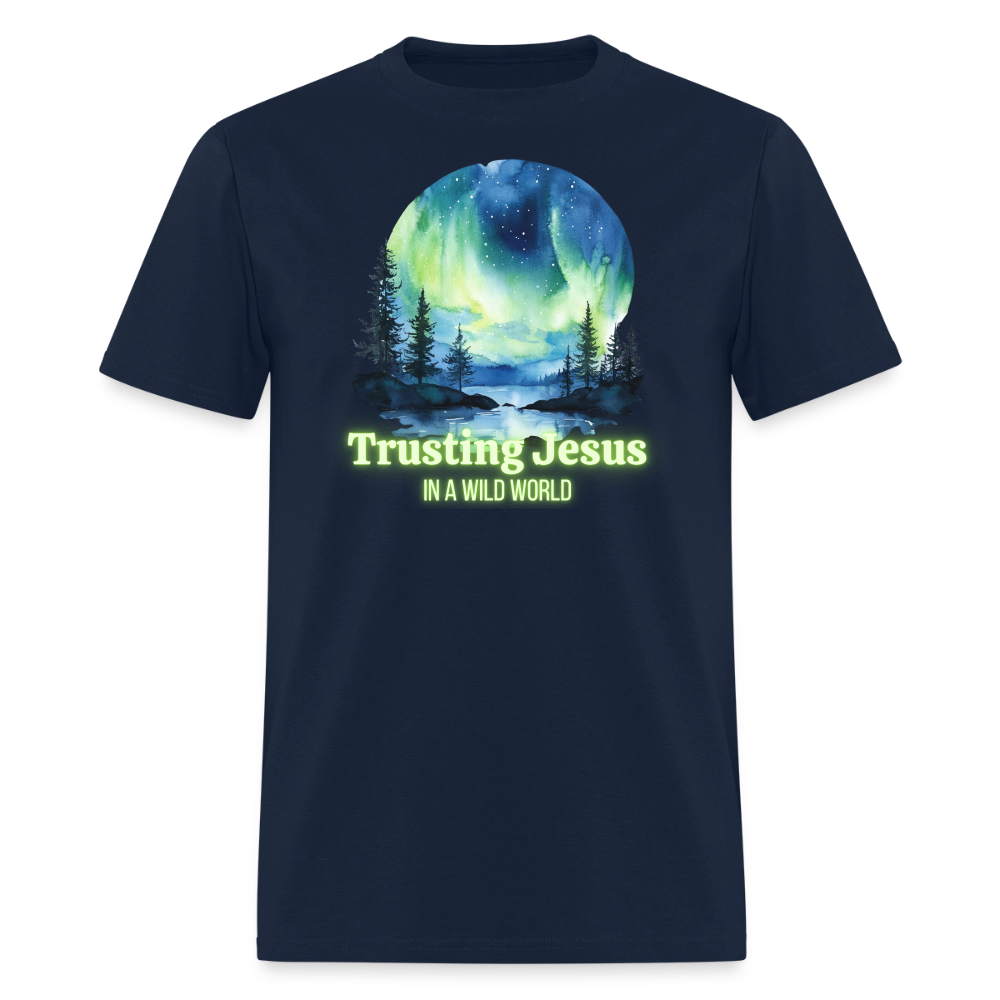 Trusting Jesus In A Wild World - navy