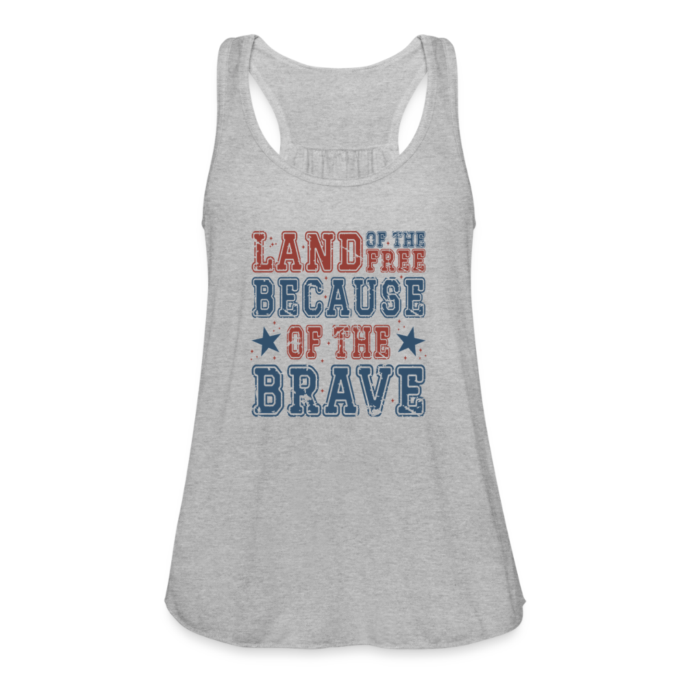 Land of the Free Tank - heather gray