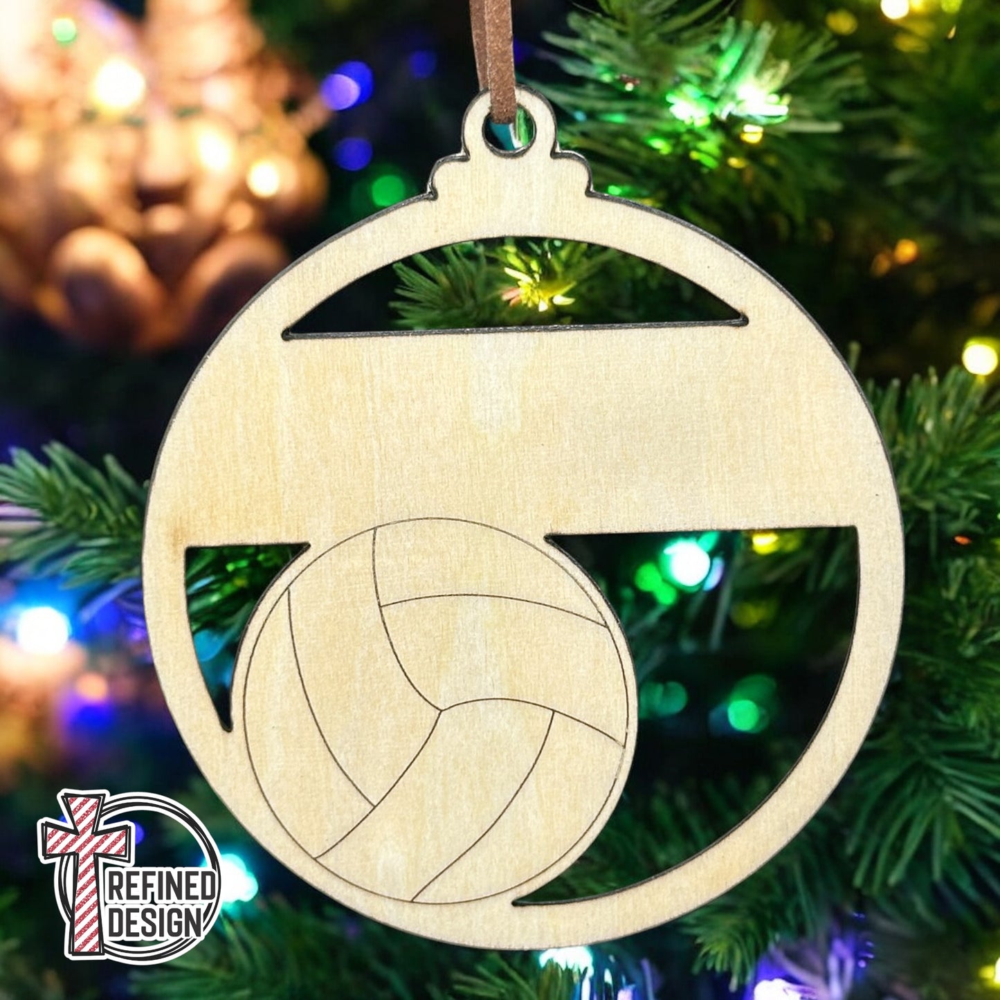 Personalized Sports Laser Cut Ornament