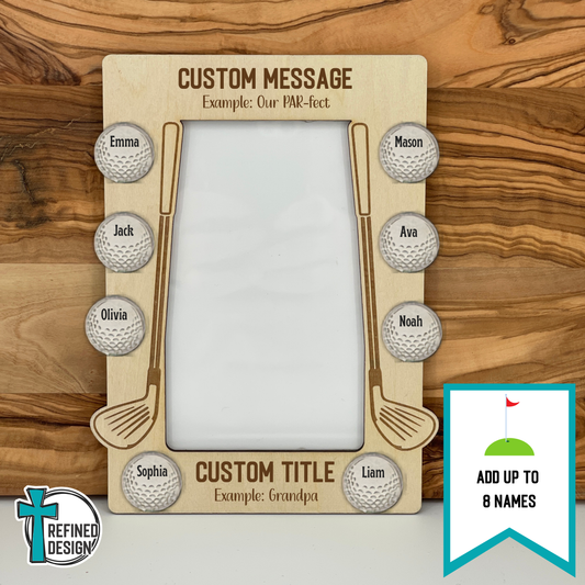Par-Fect Shot Personalized Magnetic Photo Frame