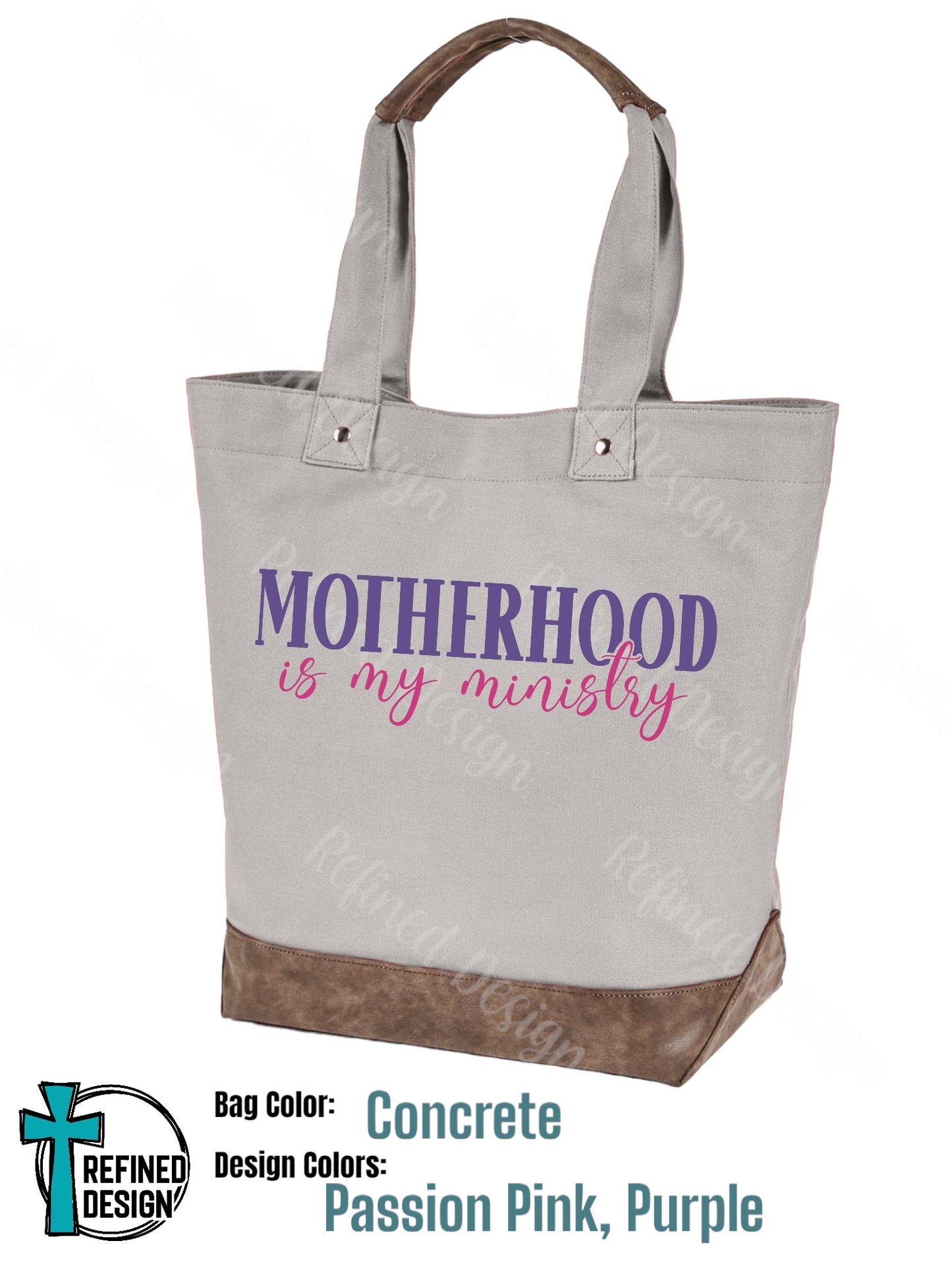 “Motherhood is my Ministry” Resort Tote Bag