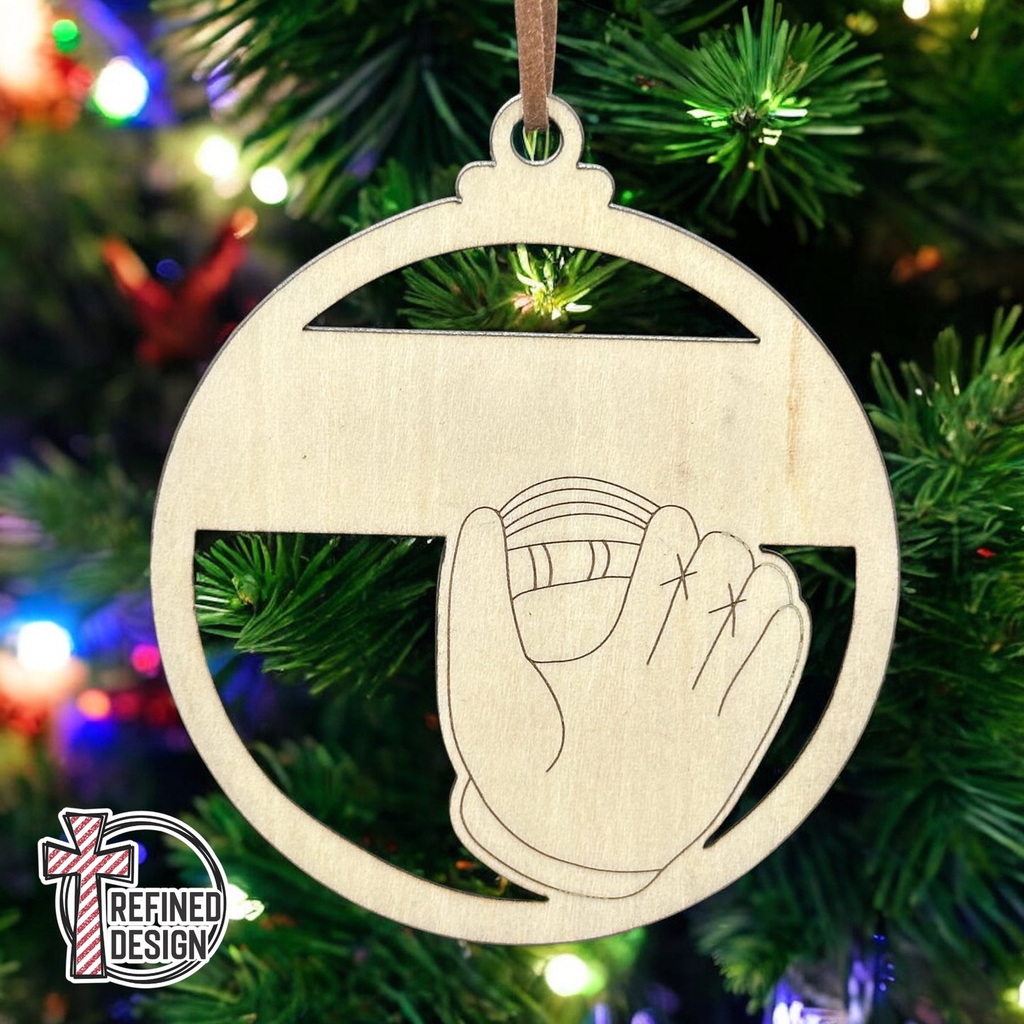 Personalized Sports Laser Cut Ornament