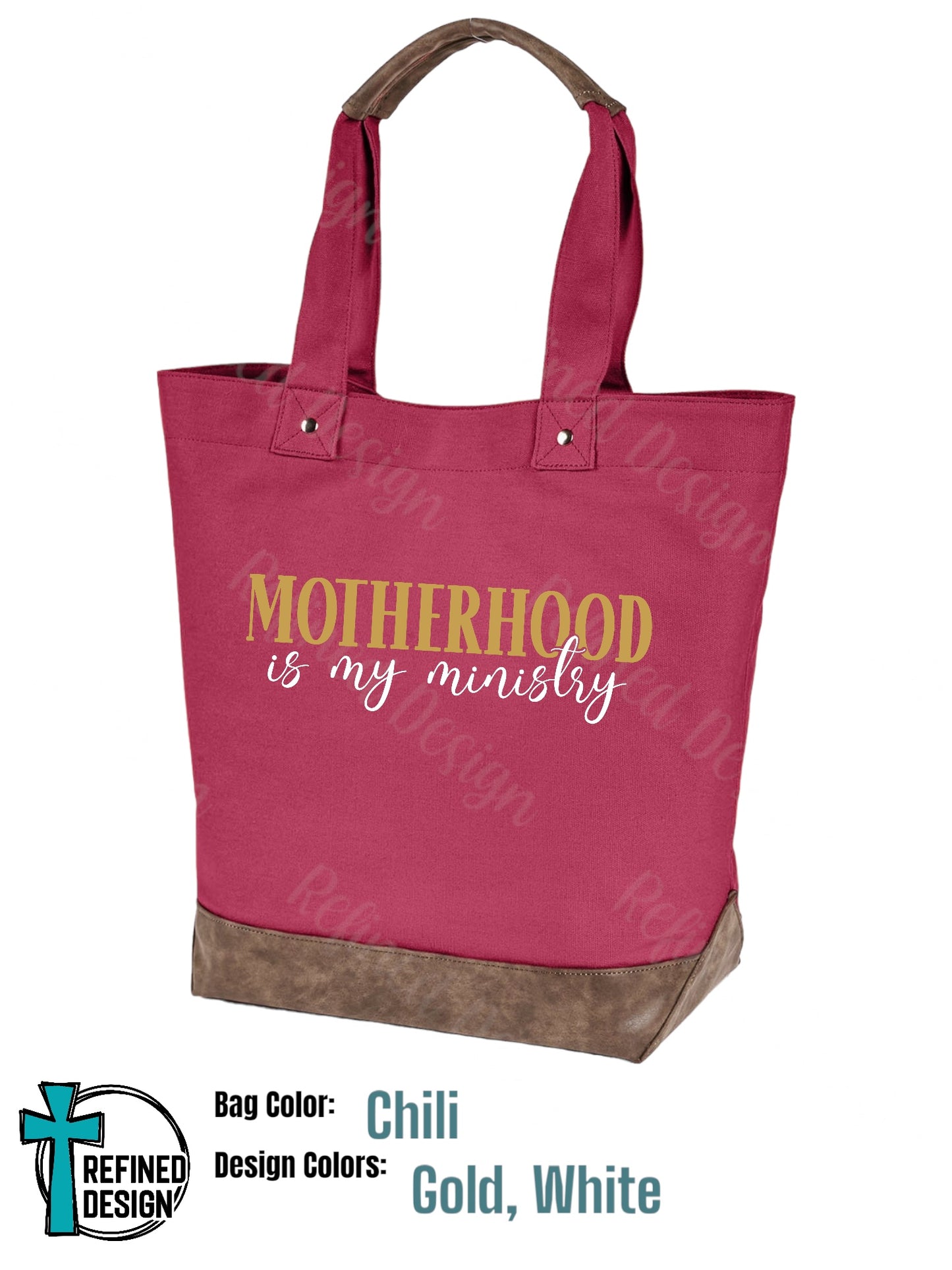 “Motherhood is my Ministry” Resort Tote Bag