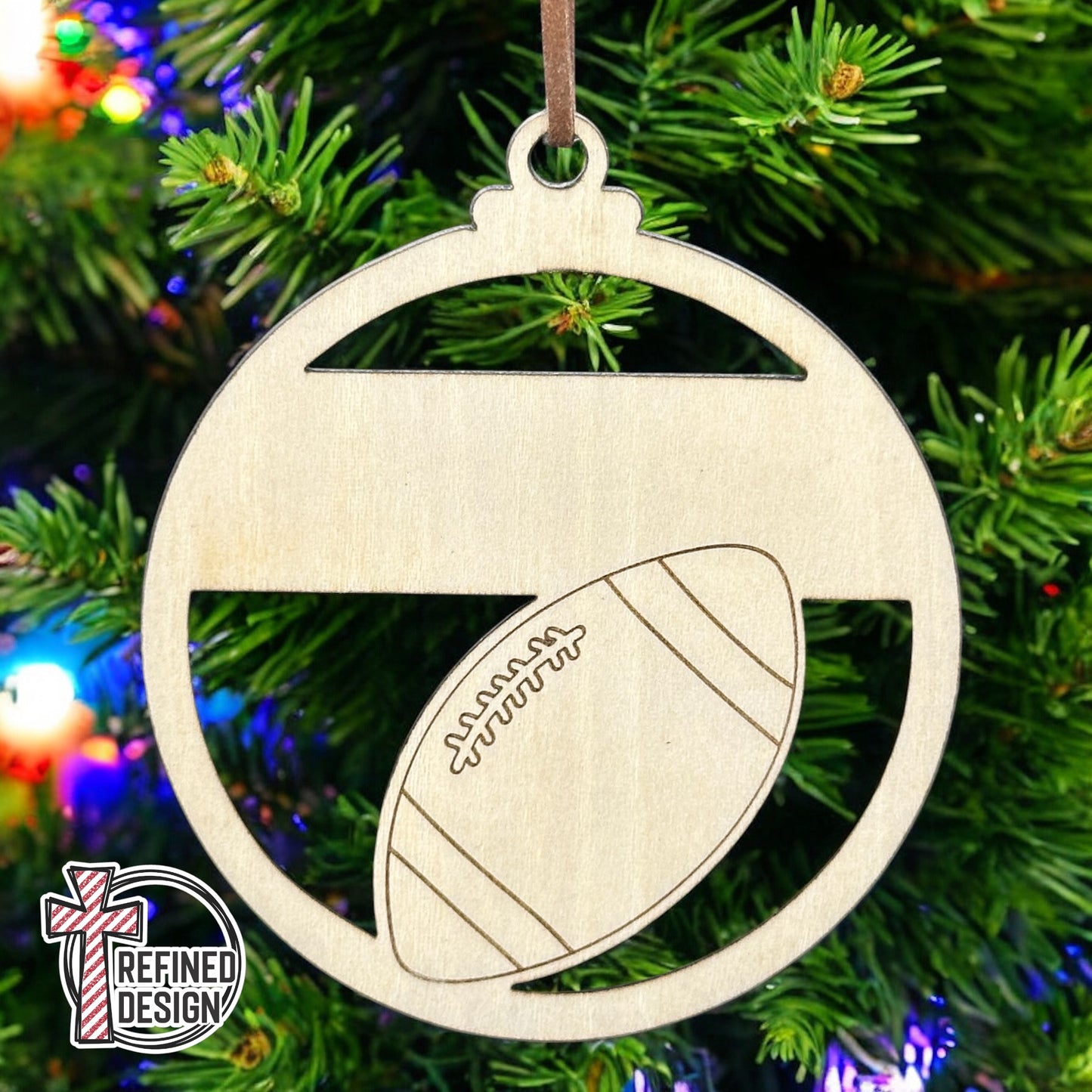 Personalized Sports Laser Cut Ornament