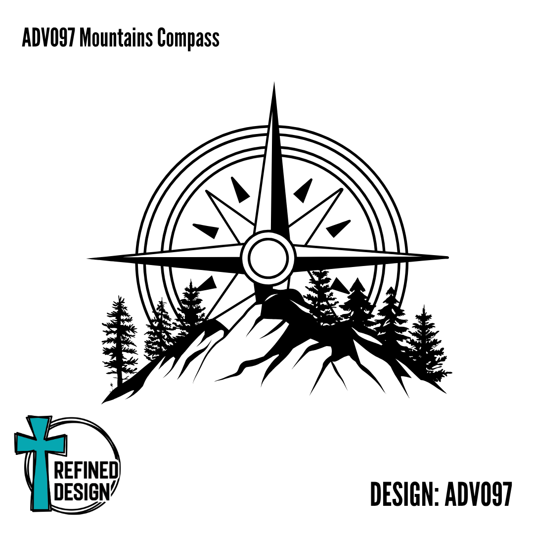 ADV097 Mountains Compass