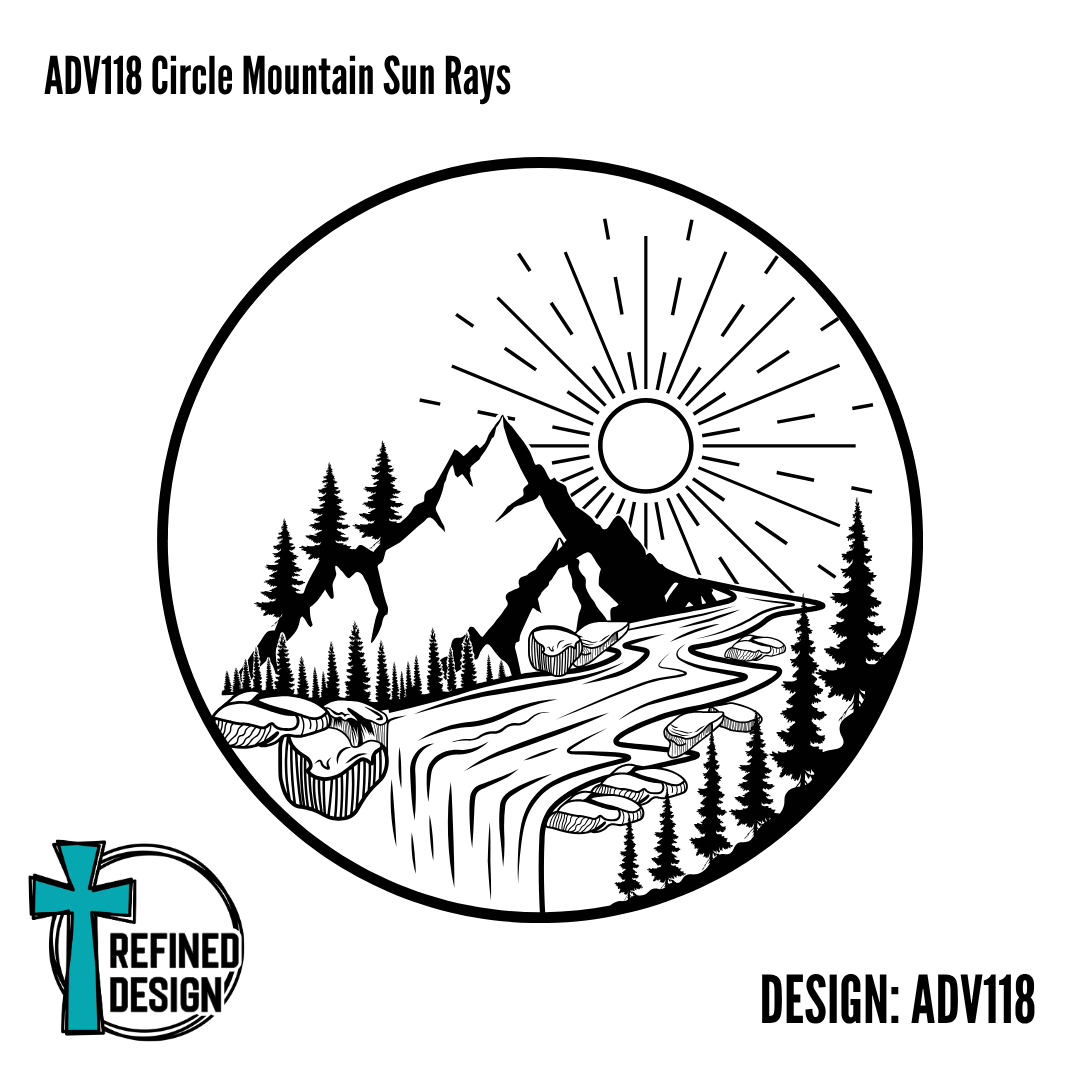 ADV118 Circle Mountain Sun Rays