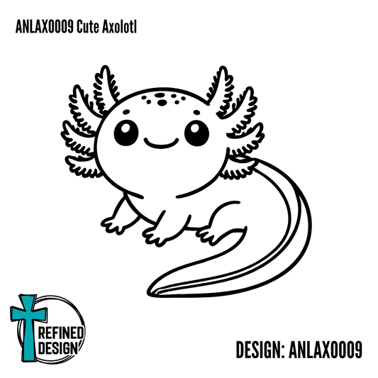 ANLAXO009 Cute Axolotl