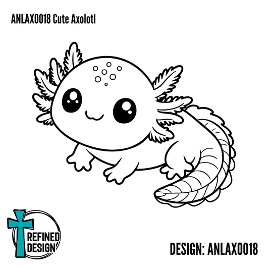 ANLAXO018 Cute Axolotl