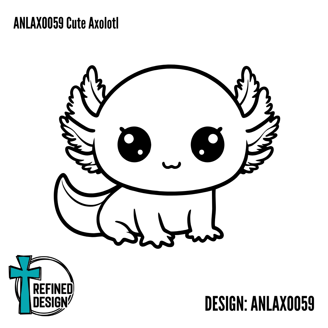 ANLAXO059 Cute Axolotl